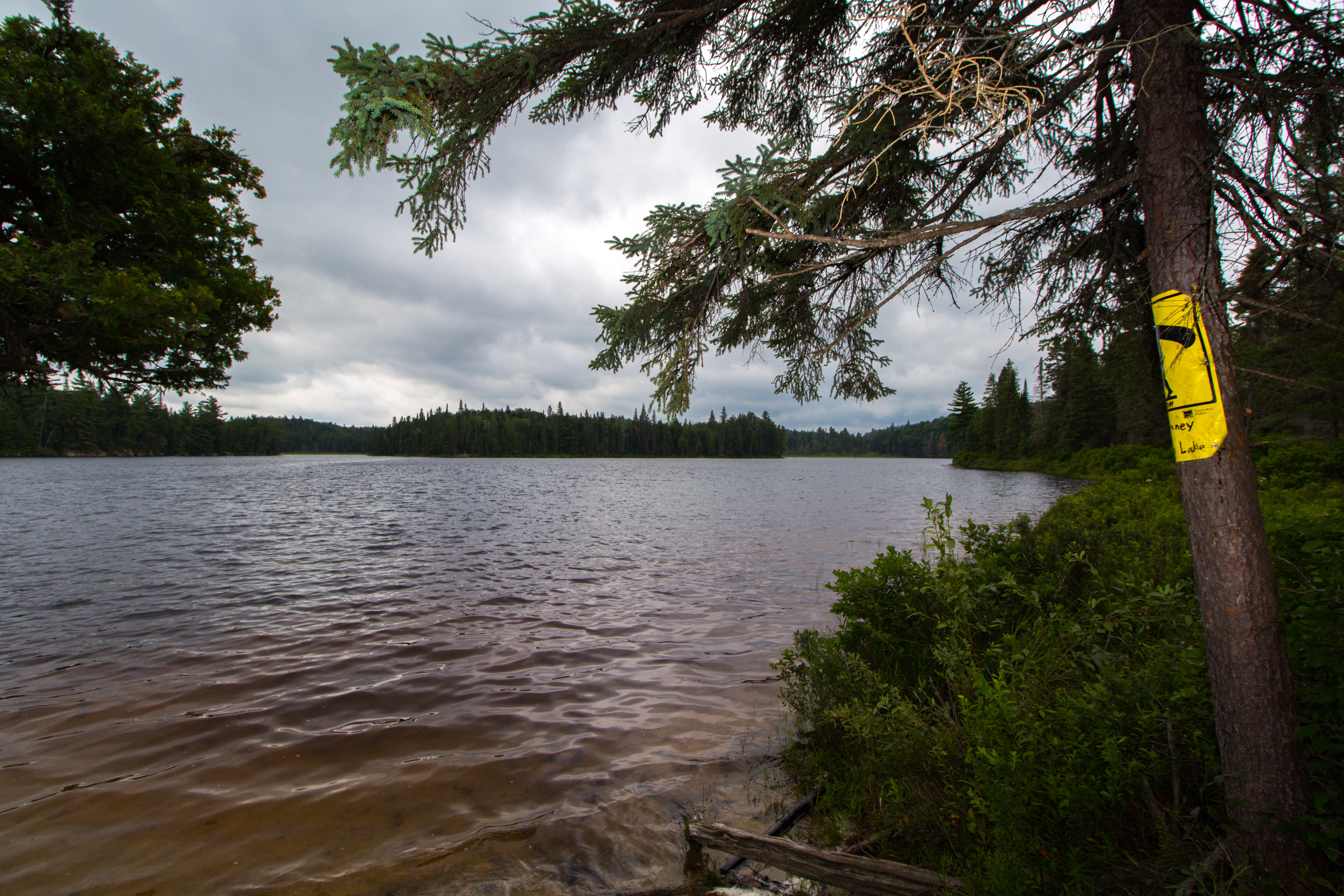 The Portage Sign - Little McCraney to Rain Lake